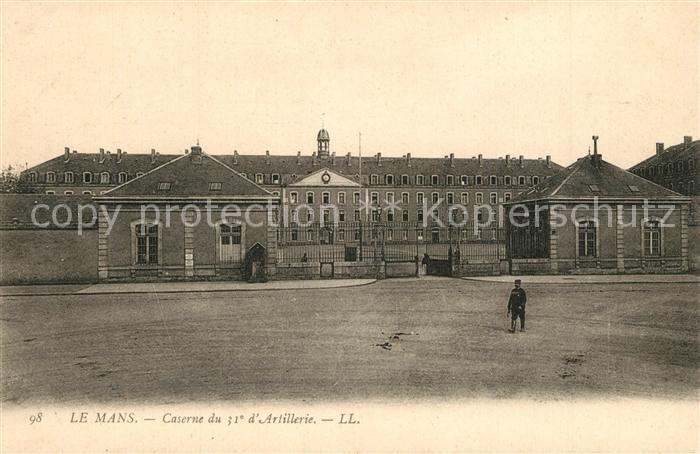 Le Mans Sarthe Caserne du 31e Regiment d’Artillerie