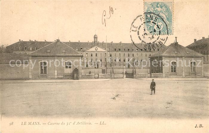 Le Mans Sarthe Caserne du 31e Regiment d’Artillerie