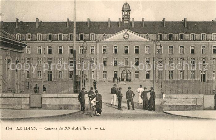 Le Mans Sarthe Caserne du 31e Regiment d’Artillerie