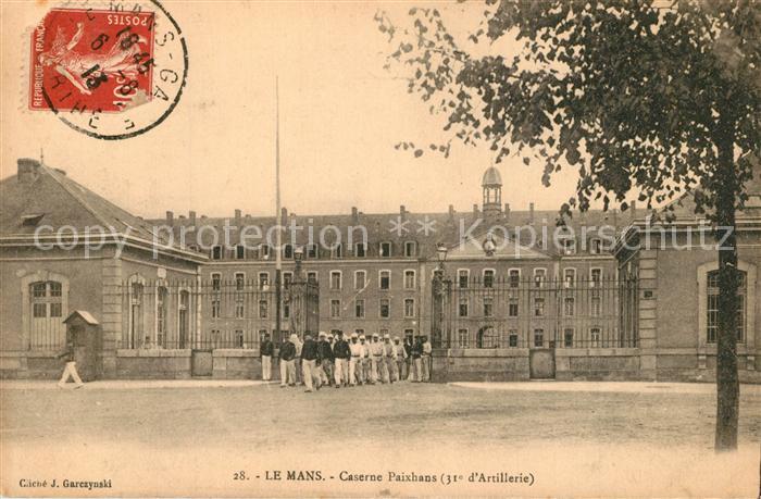 Le Mans Sarthe Caserne Paixhans 31e d Artillerie