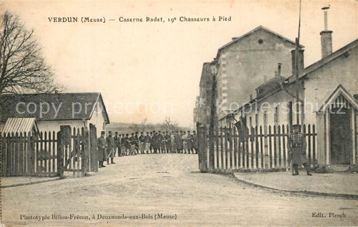 Verdun Meuse Caserne Radet 19e Chasseurs a Pied