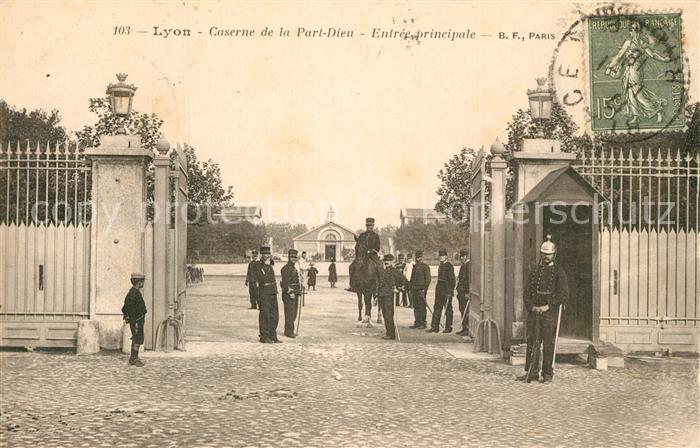 Lyon France Caserne de la Part Dieu Entree principa