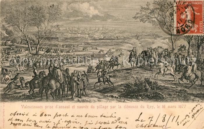 Valenciennes prise d’assaut et sauvee du pillage par la clemence du Roy 1677