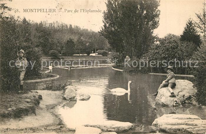 Montpellier Herault Parc de l'Esplanade