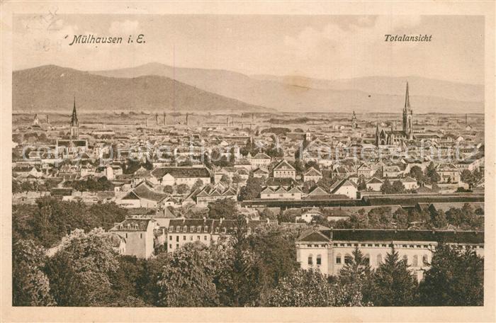 Muelhausen Elsass Totalansicht