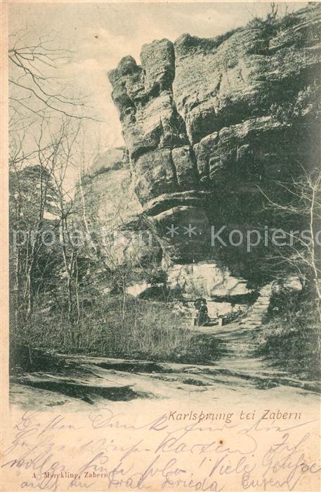 Zabern Saverne Karlsprung