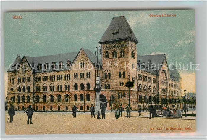 Metz  57 Moselle Oberpostdirektion