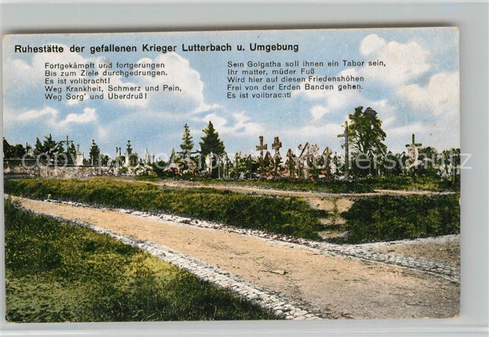 Lutterbach Ruhestaette der gefallenen Krieger