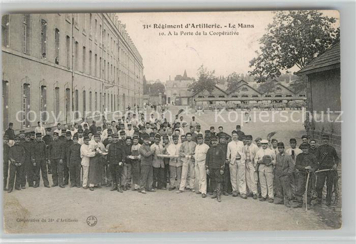 Le Mans Sarthe 31e d’Artillerie A la Porte de la Coope