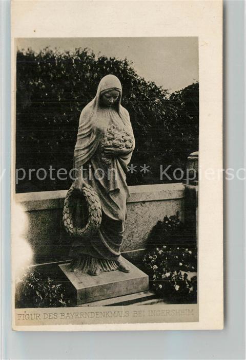 Ingersheim Haut-Rhin Figur des Bayerndenmals