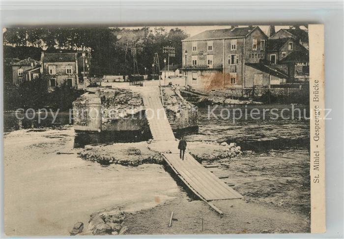 Saint-Mihiel Gesprengte Brücke