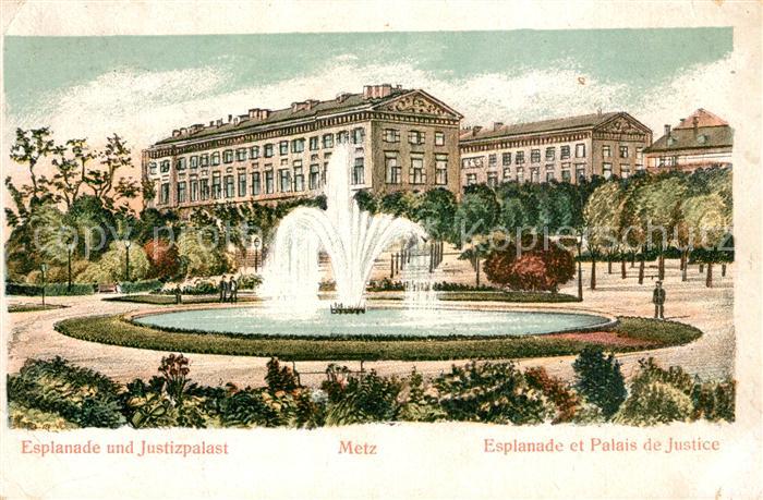 Metz  57 Moselle Esplanade Palais de Justice