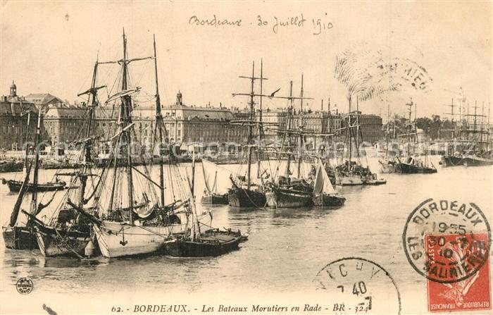 Bordeaux Les Bateaux Morutiers en Rade