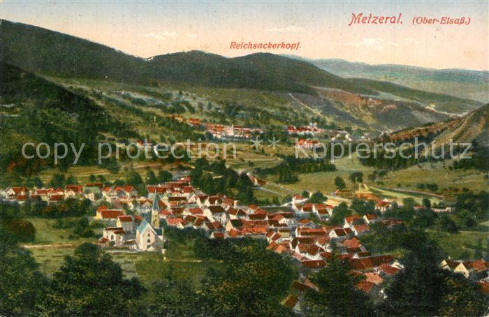 Metzeral Haut Rhin Panorama Reichsackerkopf