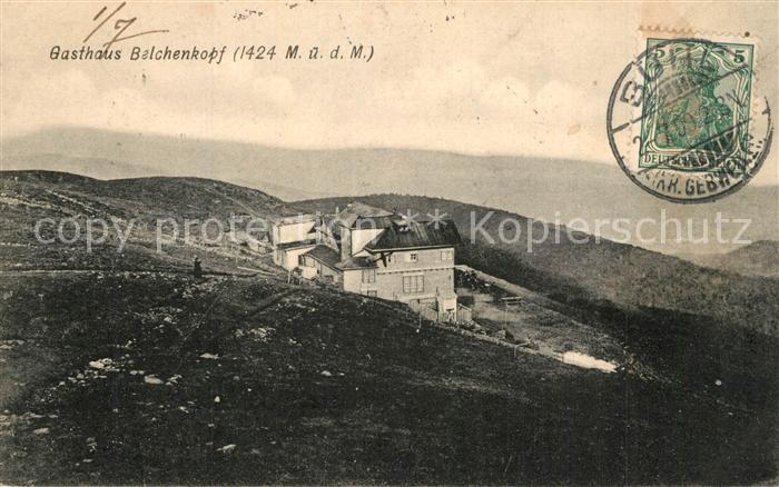 Belchen Elsass Gasthaus Belchenkopf