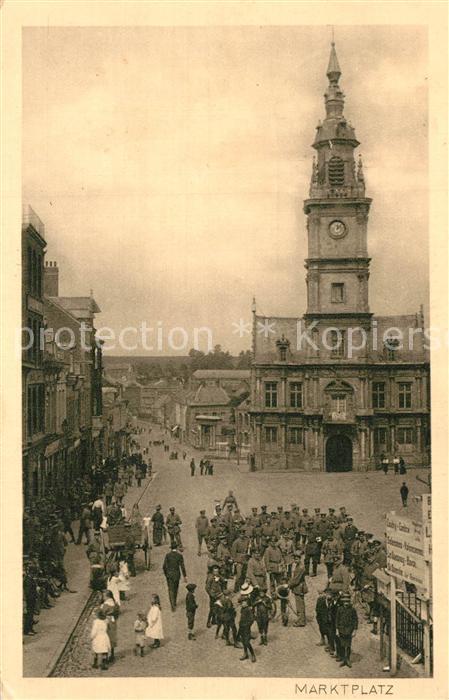 Cateau-Cambresis Le Marktplatz