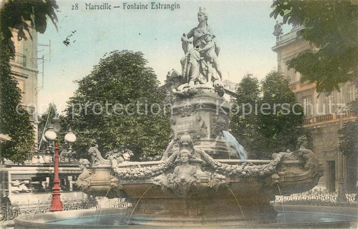Marseille Bouches-du-Rhone Fontaine Estrangin