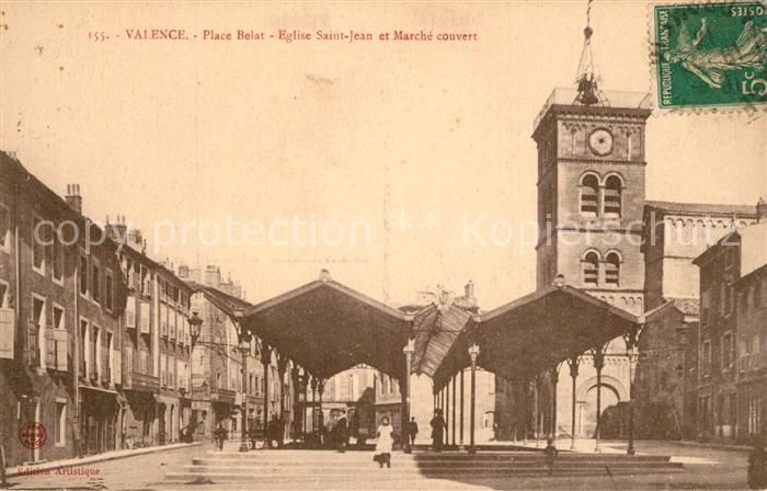Valence 26 Place Belat Eglise Saint Jean Marche