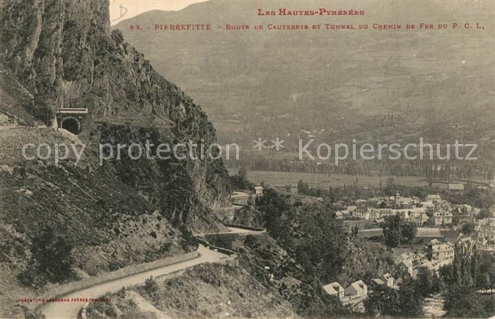 Pierrefitte-Nestalas Route de Cauterrets Tunnel du Chemin