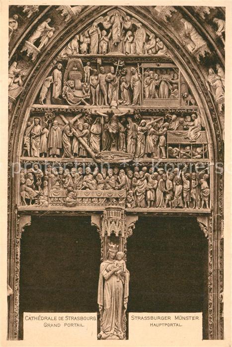 Strasbourg Alsace Cathedrale Grand Portal