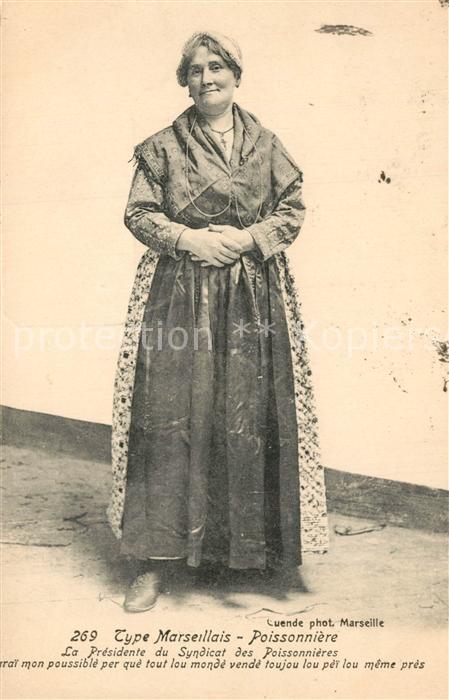 Marseille Bouches-du-Rhone Marseille Tracht Poissonniere