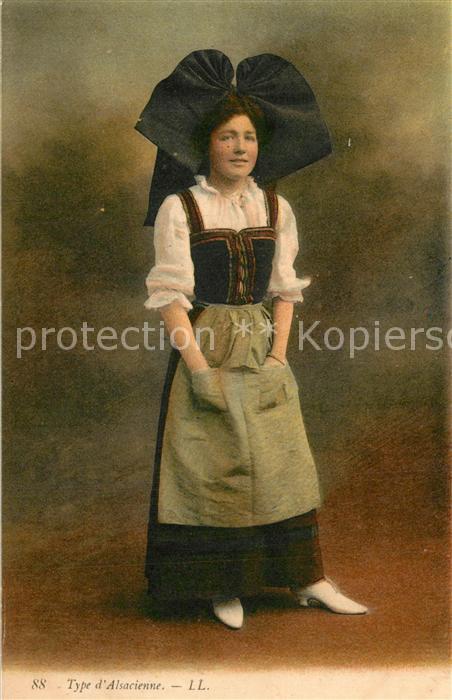 Elsass Alsace Elsaesserin Tracht