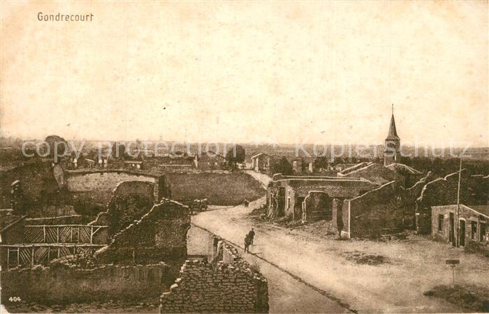 Gondrecourt-Aix Kriegszerstoerung