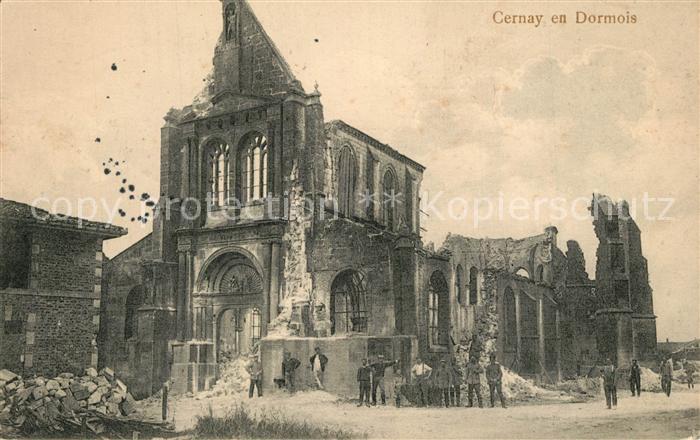 Cernay-en-Dormois Kriegszerstoerung