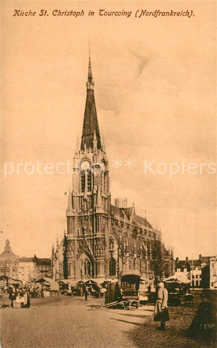Tourcoing 59 Kirche Saint Christoph