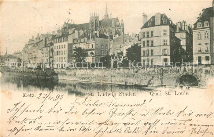 Metz  57 Moselle Quai Saint Louis