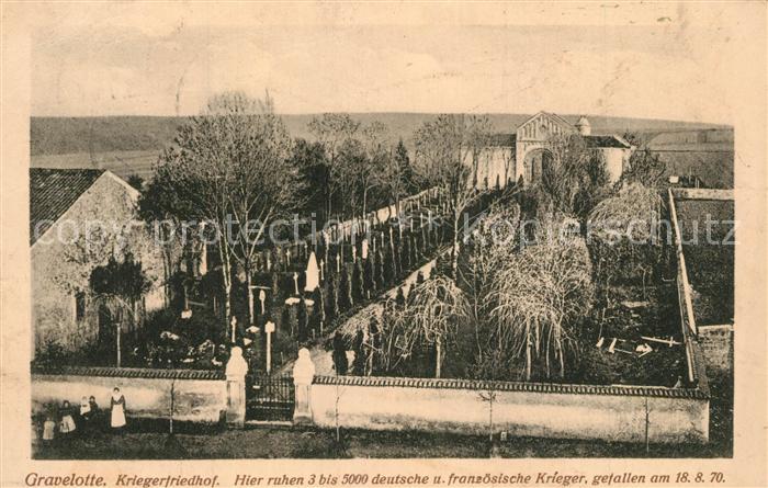 Gravelotte Moselle Kriegerfriedhof