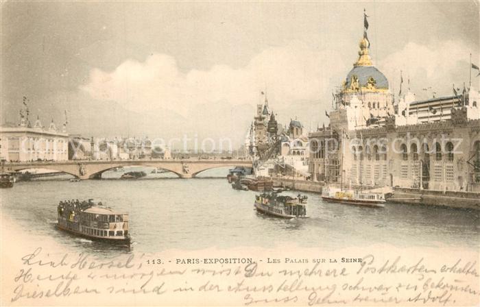 Paris Les Palais sur la Seine