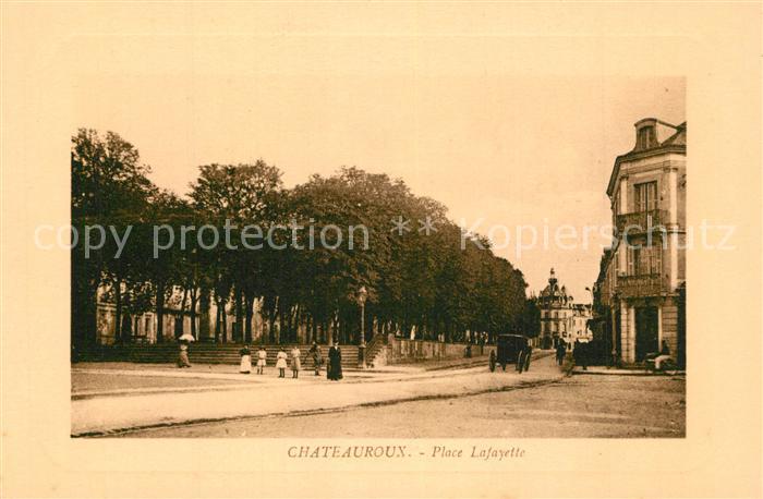 Chateauroux Indre Place Lafayette