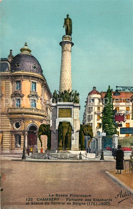 Chambery Savoie Denkmal General de Boigne