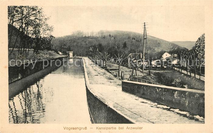 Arzweiler Kanal Vogesengruß