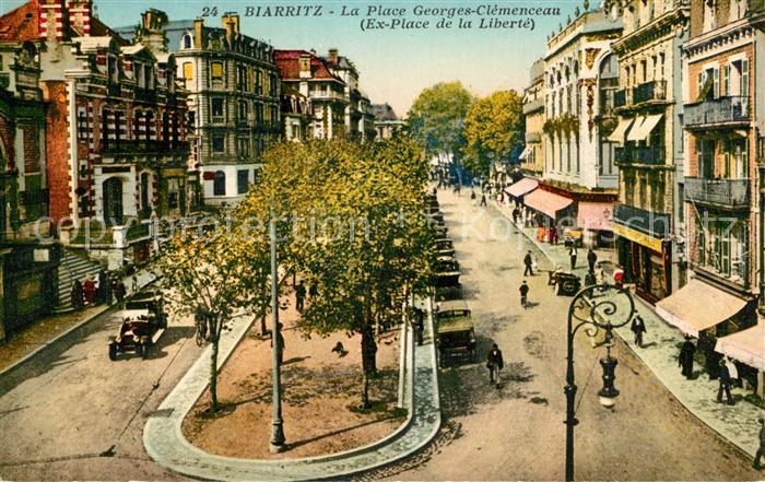 Biarritz Pyrenees Atlantiques Place Georges Clemenceau