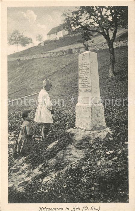Zell Elsass Kriegergrab