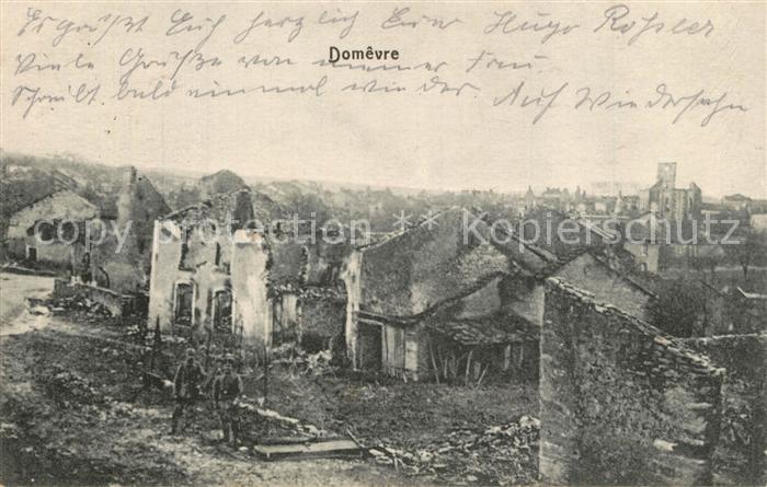 Domevre-sur-Vezouze Kriegszerstoerung