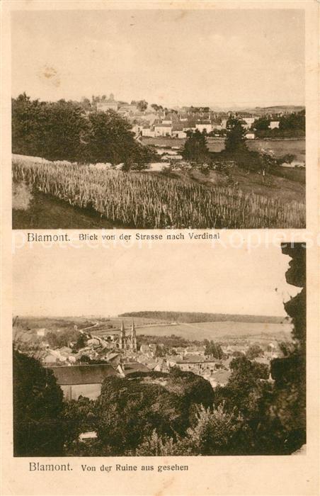 Blamont Meurthe-et-Moselle Panorama