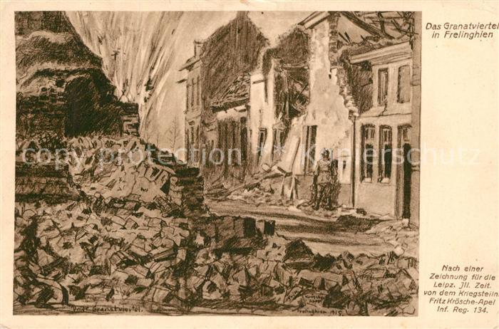 Frelinghien Granatviertel Kuenstlerkarte