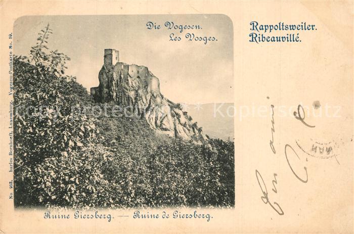 Ribeauville Haut Rhin Elsass Ruine Giersberg