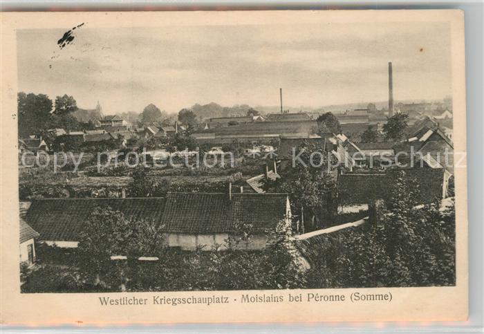 Moislains Somme Westlicher Kriegsschauplatz