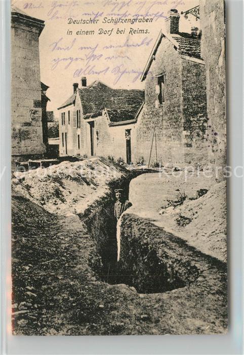 Reims Champagne Ardenne Deutscher Schuetzengraben