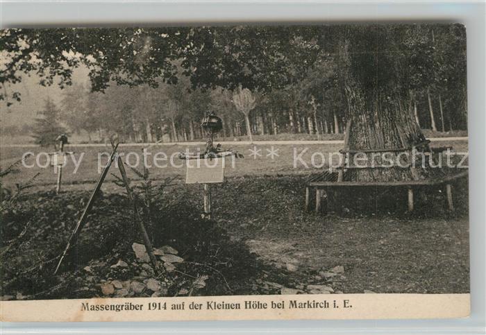 Markirch Massengraeber auf der Kleinen Hoehe