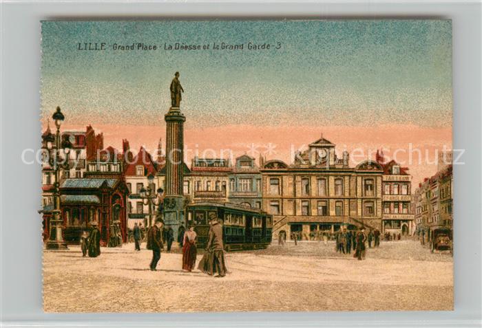 Lille Nord Grand Place La Deesse Grand Garde