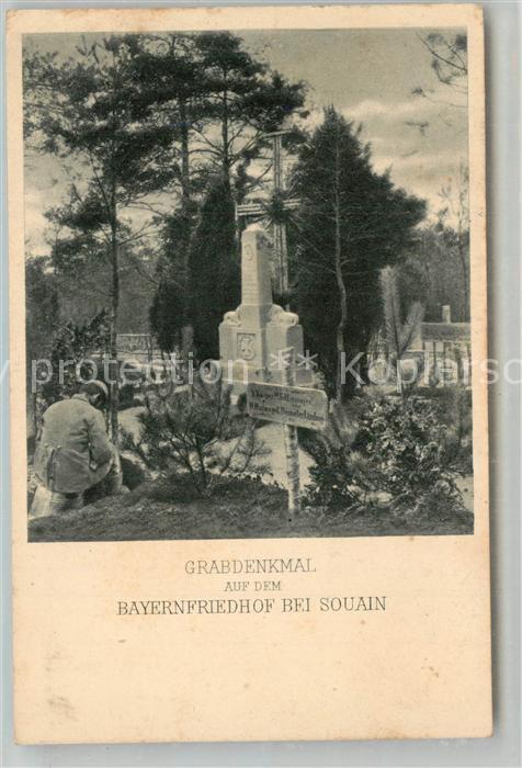 Souain-Perthes-les-Hurlus Grabdenkmal Bayernfriedhof