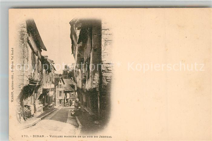 Dinan 22 Vieilles Maisons de la Rue du Jerzual