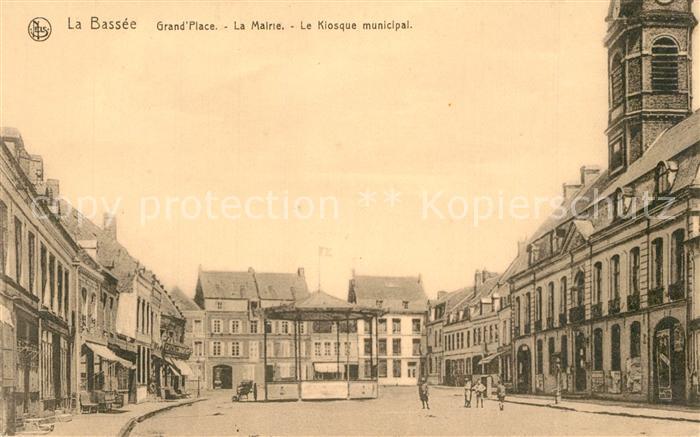 La Bassée Grand Place La Mairie Le Kiosque municipal