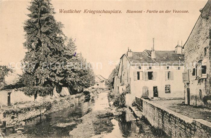 Blamont Meurthe-et-Moselle Partie an der Vezouse