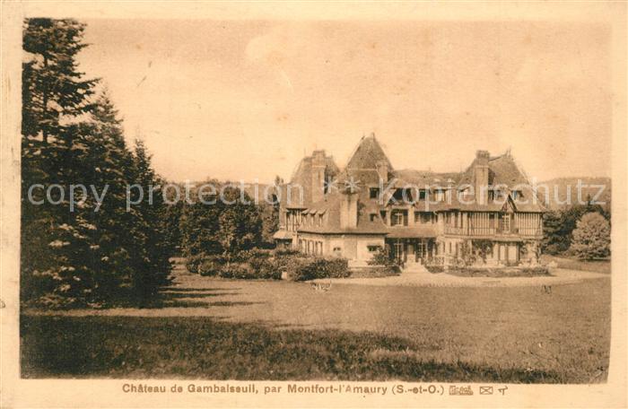 Montfort-l Amaury Chateau de Gambaiseuil